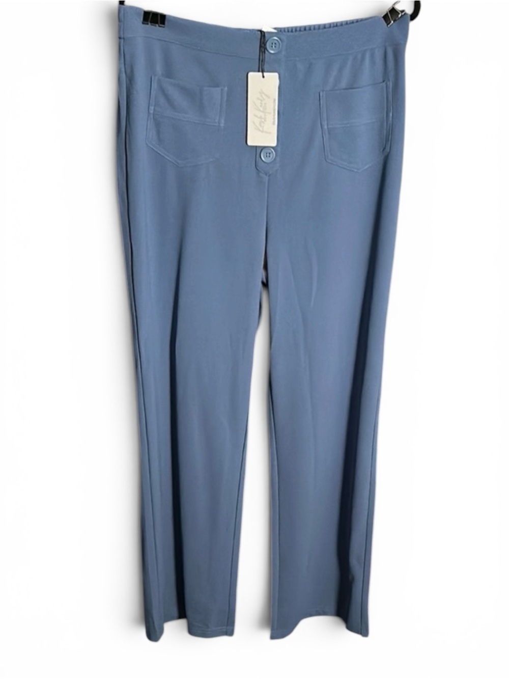 XL Stylish Blue Button-Up Pants Krush Kandy